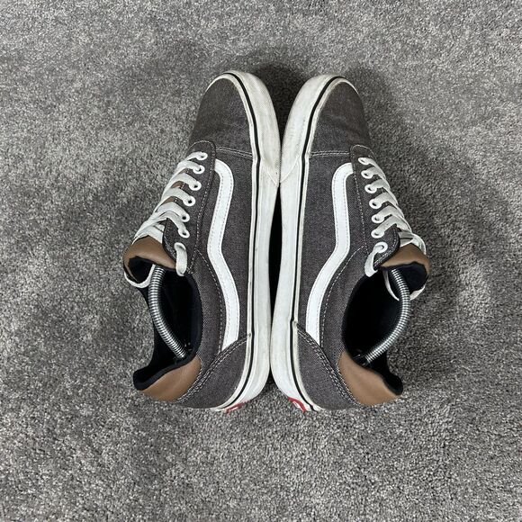 Vans Ward DX Mens Size 12 Gray Brown Casual Low Top Deluxe Comfort Skate Shoes - Picture 7 of 11